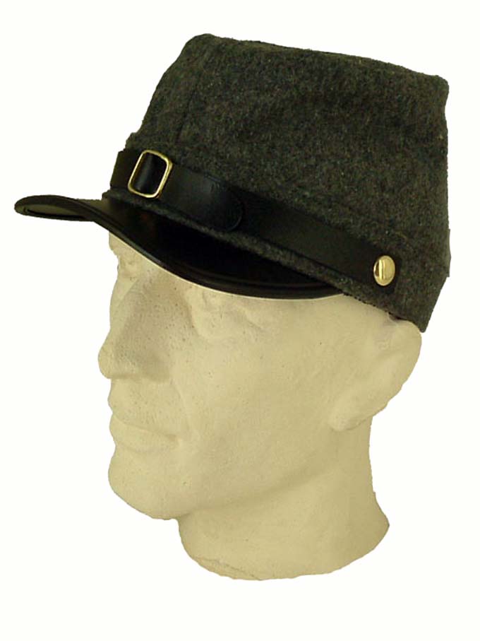 Kepi Peaked Hat  USA Civil War Type Wool Blend 