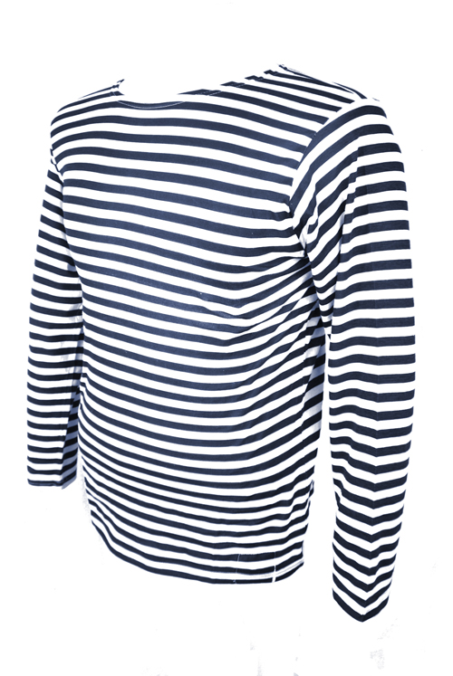 Russian Telnyashka Breton TShirt  Cotton Jersey Long Sleeve TShirt 