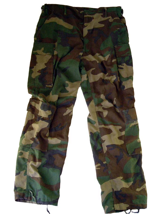 USA Camouflage Aircrew Trouser  Lightweight Velcro Close Pockets 