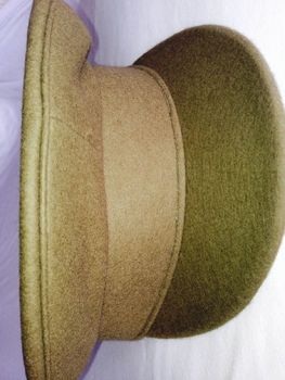 Belgian Peaked Uniform Cap  Wool Like GB / US WWII Officer (Dads Army) Type 