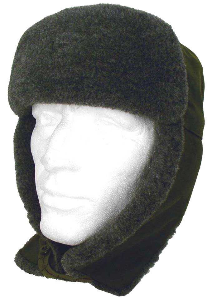 Russian Czech Ushanka Chapka  Winter Hat with Ear Flaps 