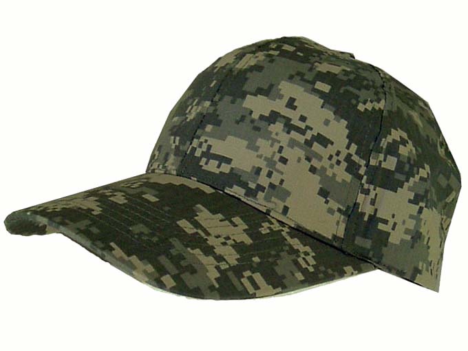 ACU Digital Camouflage Baseball Cap  Adjustable Back 