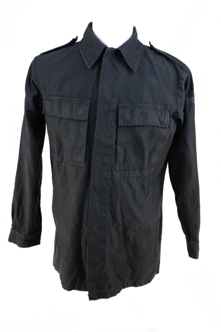 Dutch 100% Cotton Army Shirt  Epaulettes & Shaped Back Press Stud Close 
