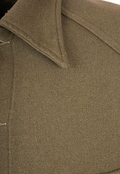 USA Melton Wool Shirt  Long Sleeve Breast Pockets Button Close 